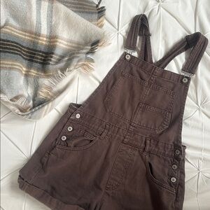 Ziggy We the Free Shortalls in Chocolate Brown - Size Small